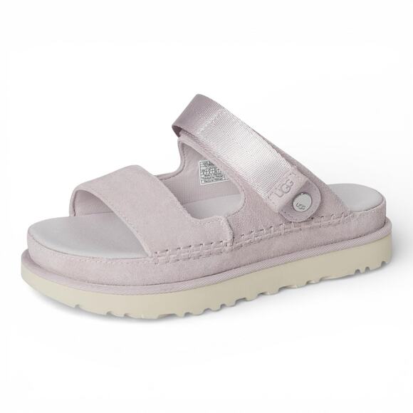 UGG Shoes - UGG Goldenstar Glide Slide Purple Bay Fog Platform Sandal Women's US size 10 NEW